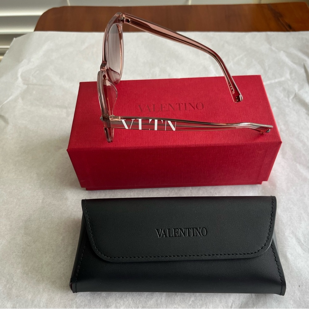 Valentino 56mm Pink Sunglasses - Picture 5 of 6